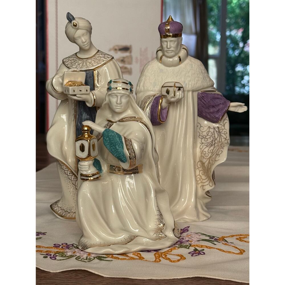 Lenox First Blessing Nativity – The Three Kings Set (Complete)